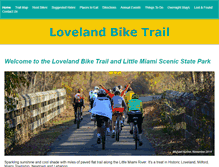 Tablet Screenshot of lovelandbiketrail.com